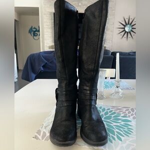 Baretrap Oudrey Black Knee High Boots